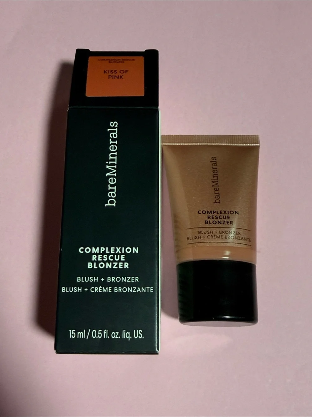 bareMinerals Complexion Rescue Blonzer Blush + Bronzer — Kiss of pink.|15ml